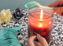 Candle-And-Plastic-Spoons-To-Come-Up-With-Awesome-Beauty