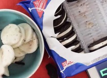 He Starts Removing The Cream From Oreos