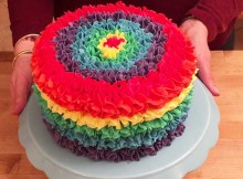 I Thought It Was A Usual Rainbow Cake