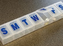 See What She Does With The Pill Organizer