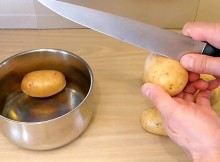 There Existed ASecret Ingredient for Peeling Potatoes