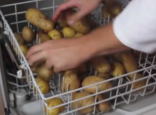 Potatoes In A Dishwasher