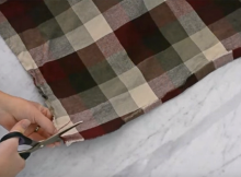 CuttingPlaidFabric