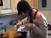GirlScoopingOutStuffing