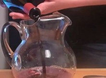 PouringWineforChristmasSangria