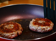RiceCheeseburgersinPan