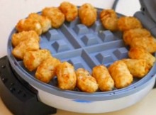 TaterTotsOnWaffleIron